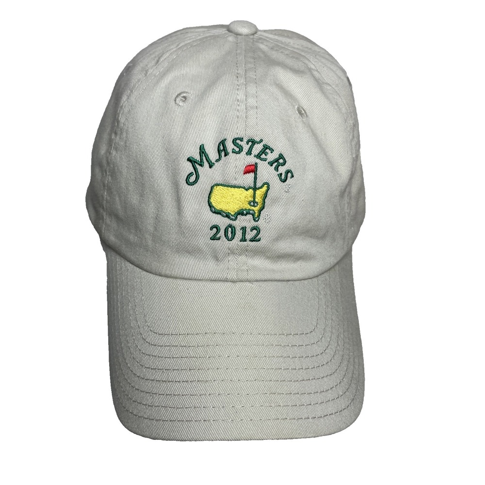 2012 Masters Hat Augusta Golf National Cap American Needle‎ Tan